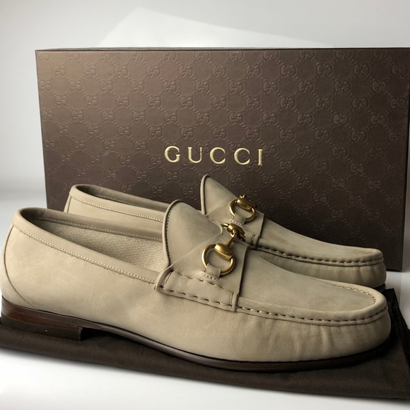 Gucci Other - Gucci Eugene Rocky Horsebit Suede Loafers G08.5